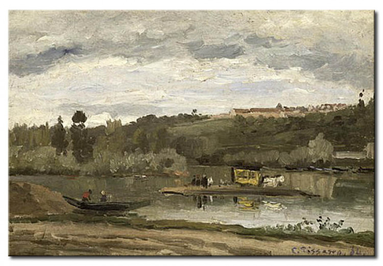 Reprodukcja obrazu Ferry at Varenne-Saint-Hilaire 53686