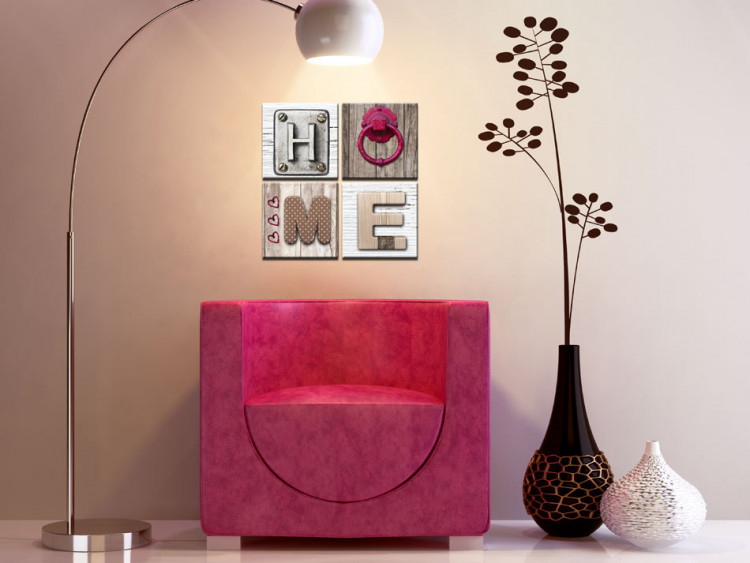 Quadro moderno Home sweet home 55686 additionalImage 3