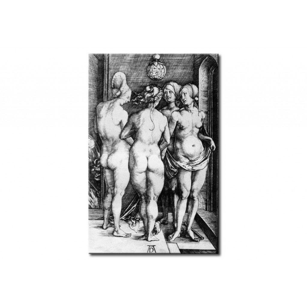 Cópia Impressa Do Quadro The Four Nude Women