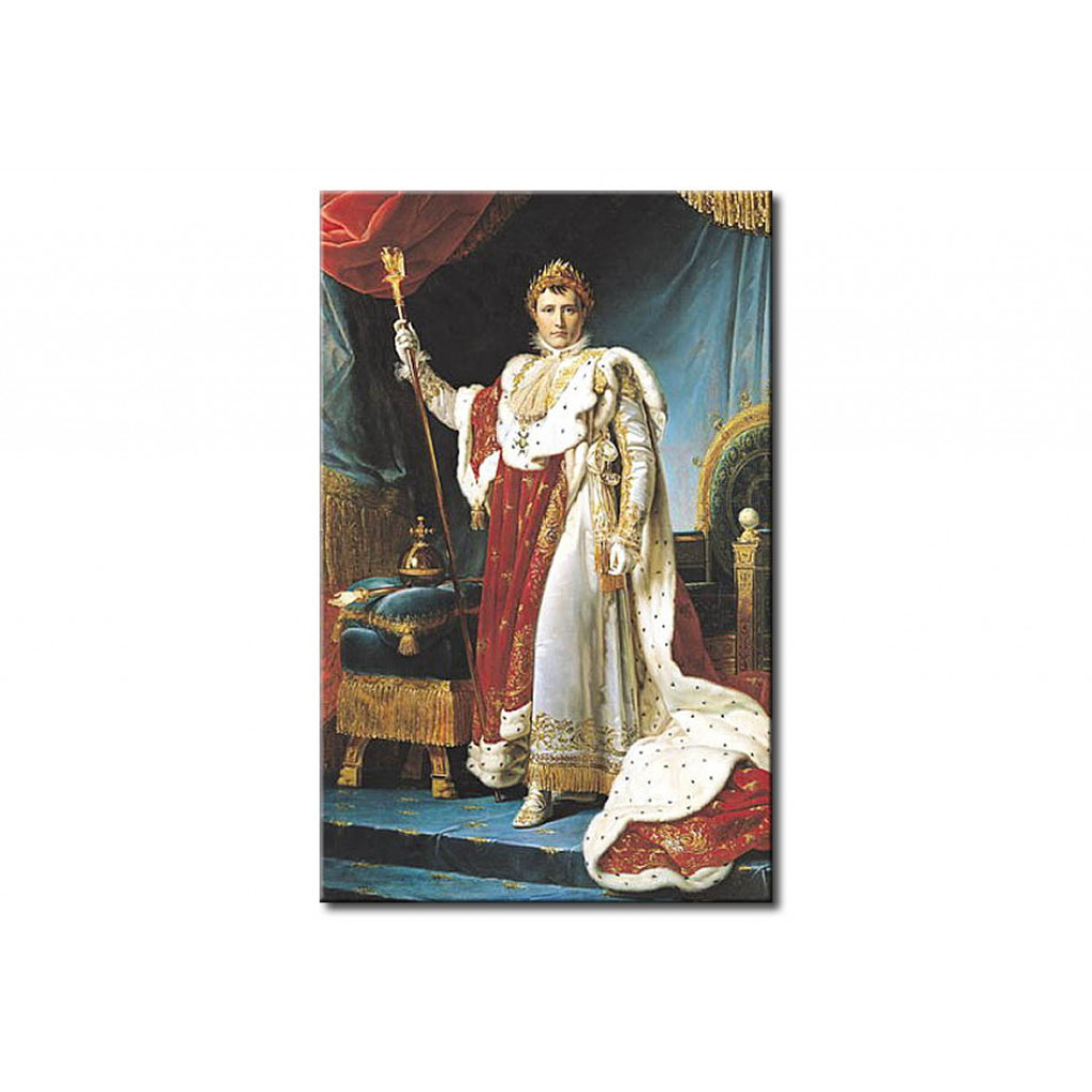 Schilderij  François Gérard: Napoleon I In His Coronation Robe