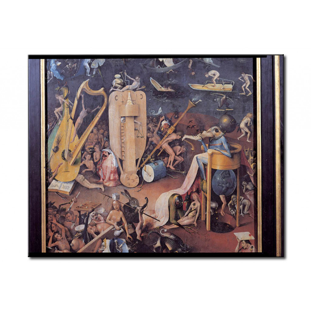 Schilderij  Hieronymus Bosch: Hell