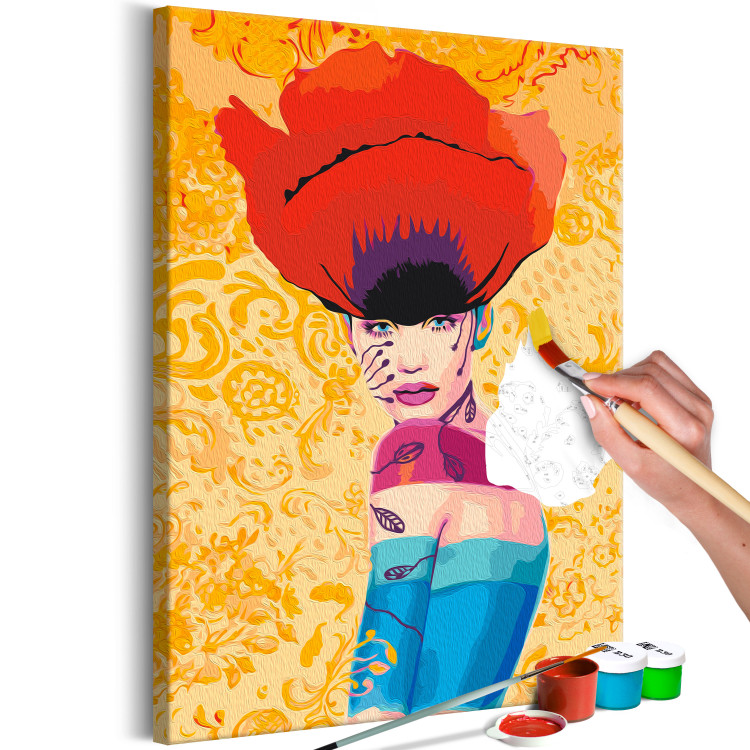 Paint by Number Kit Poppy Lady 134696 additionalImage 3