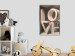 Obraz Miłość w literach - napis Love pokryty drobnymi serduszkami 135396 additionalThumb 3