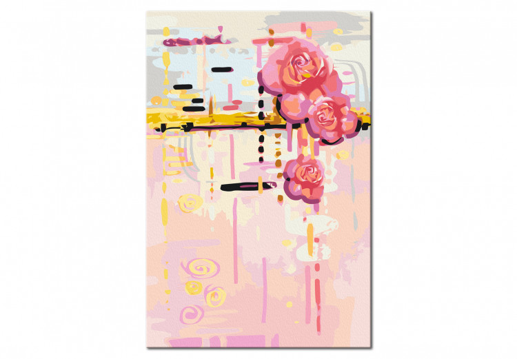 Wandbild zum Malen nach Zahlen Pink Secrets 136496 additionalImage 4