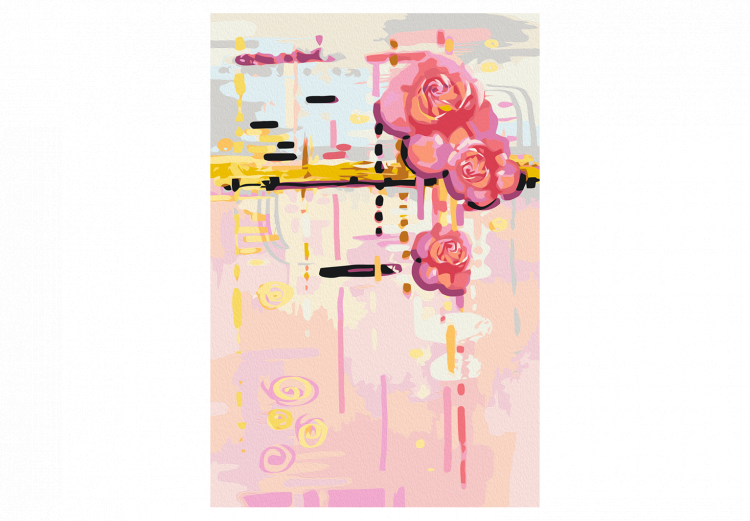 Wandbild zum Malen nach Zahlen Pink Secrets 136496 additionalImage 3