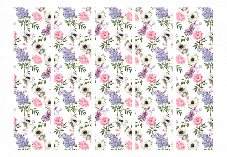 Biombo barato Roses and Lilacs II [Room Dividers] 143096 additionalImage 3
