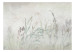 Fototapet Boho-Style Garden - Airy Flowers and Grasses in Grays and Greens 144696 additionalThumb 1
