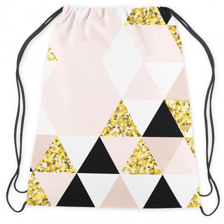 Mochila Golden kaleidoscope - an abstract geometric glamour composition 147396 additionalImage 4