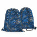 Mochila Starry sky - abstract blue motif with gold accents 147596 additionalThumb 2