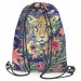 Backpack Cheetah in the leaves - wild animal, floral print in watercolour style 147696