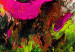 Quadro contemporaneo Papaveri (1 pezzo) - composizione astratta viola con fiori di campo 46596 additionalThumb 3