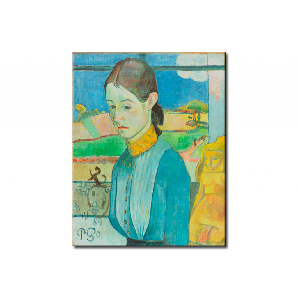 Schilderij  Paul Gauguin: Jeune Bretonne