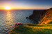 Carta da parati moderna Scogliere di Moher, Irlanda - paesaggio con mare e tramonto 60496