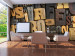Wall Mural Wooden letters 60896