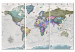 Prikbord World Destinations (3 Parts) [Cork Map] 107207 additionalThumb 2