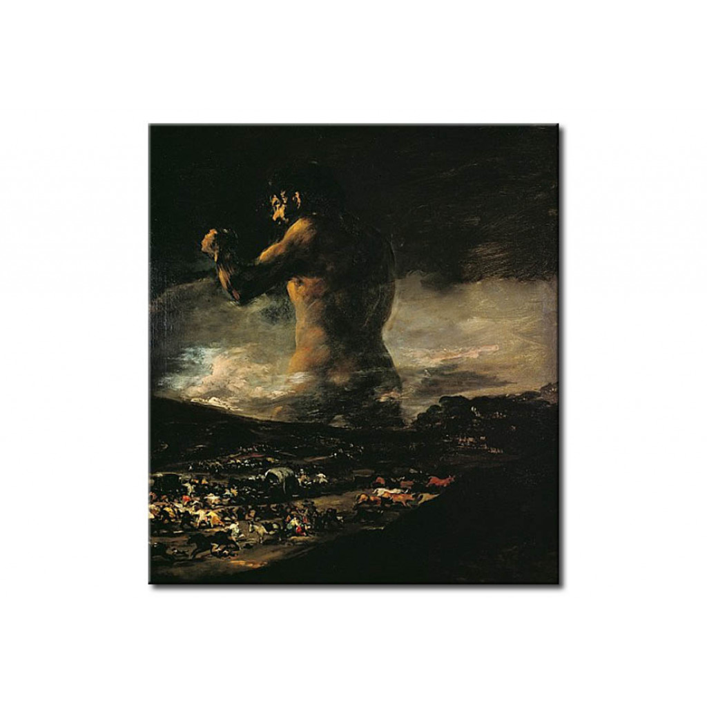 Schilderij  Francisco Goya: The Colossus