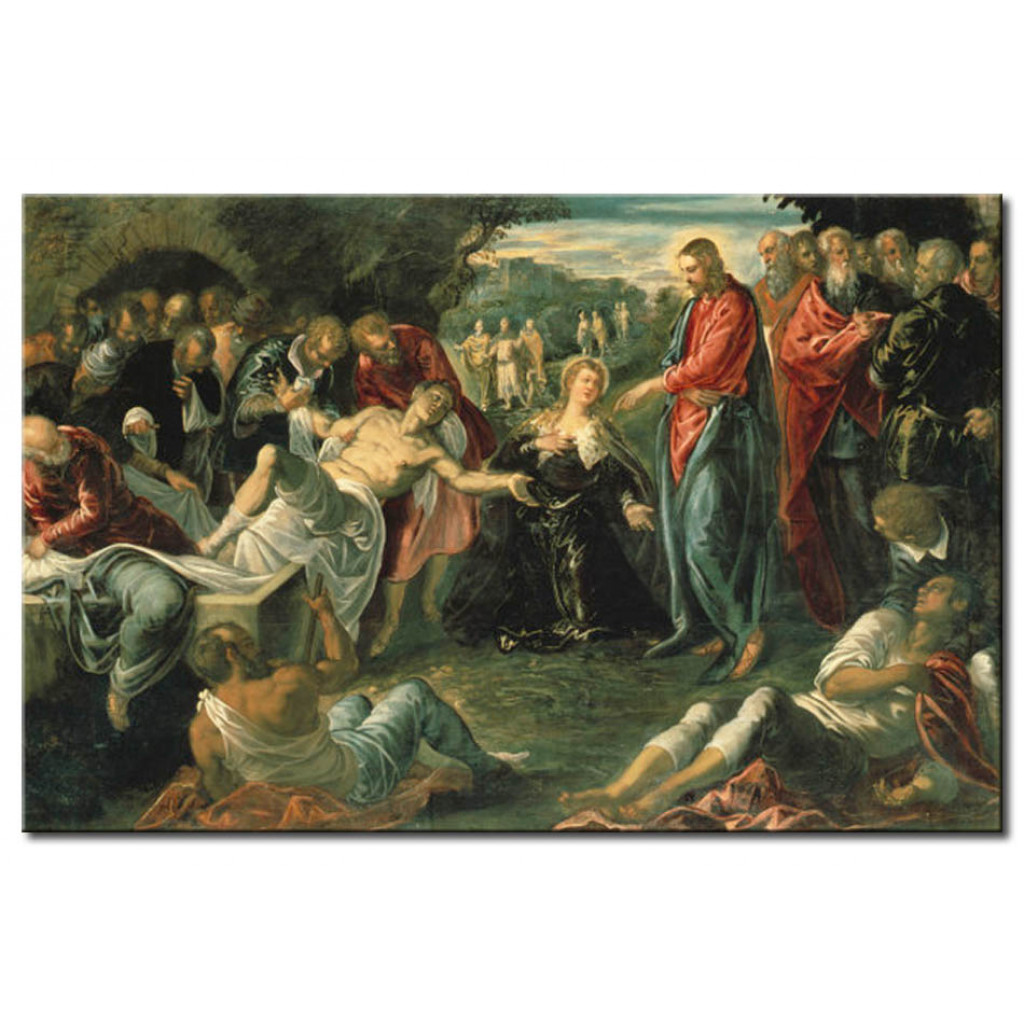 Schilderij  Tintoretto: The Raising Of Lazarus