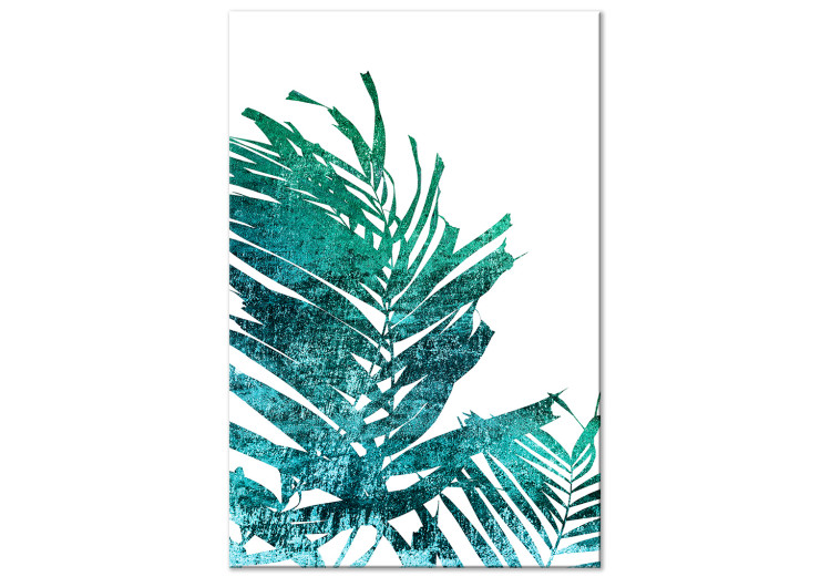 Quadro su tela Emerald Palm (1 Part) Vertical