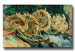 Wandbild Vier geschnittene Sonnenblumen 50907