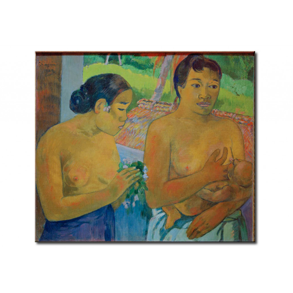 Schilderij  Paul Gauguin: The Offering