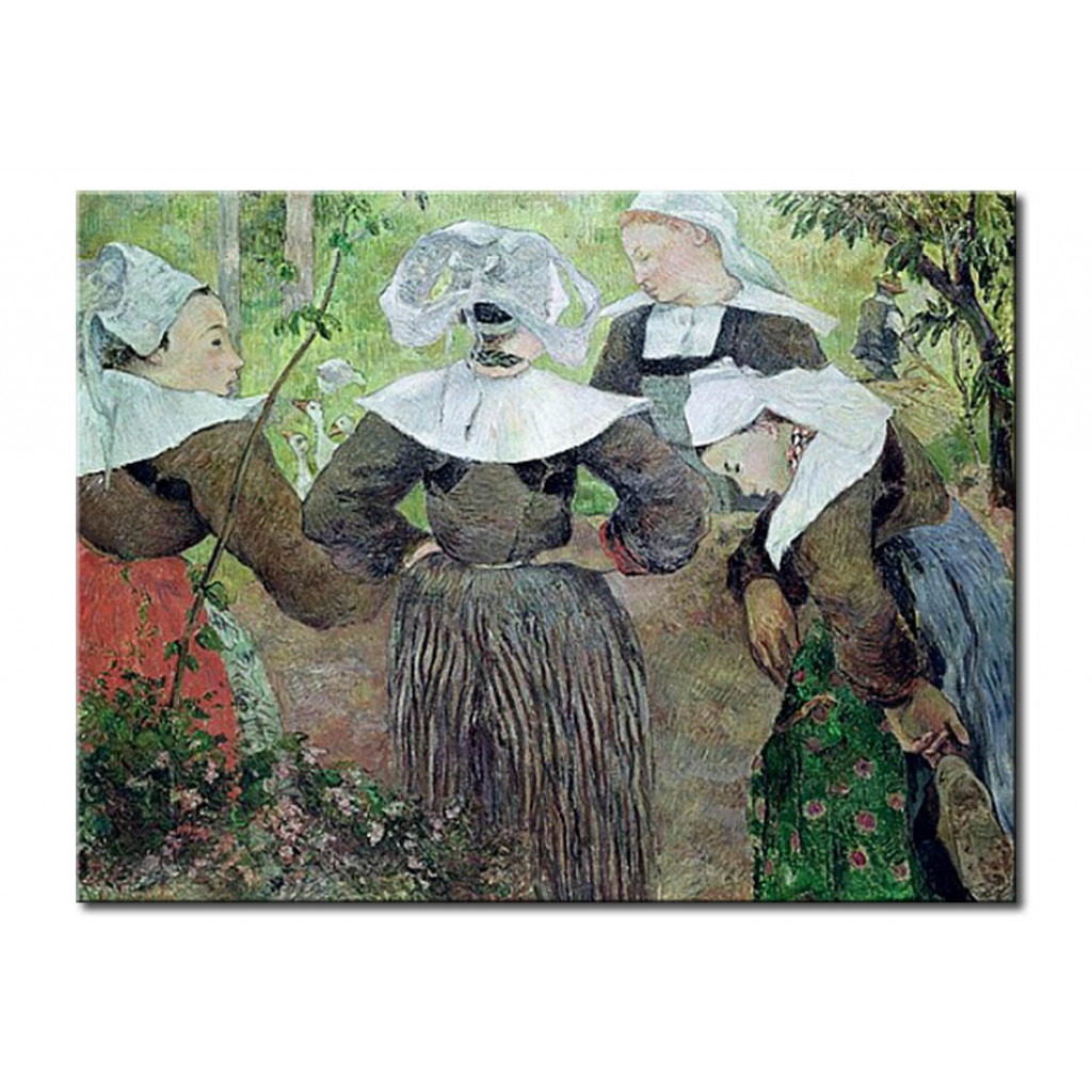 Målning Four Breton Women