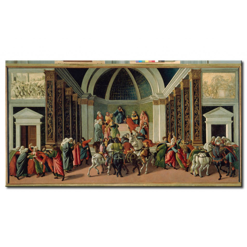 Schilderij  Sandro Botticelli: The Story Of Virginia