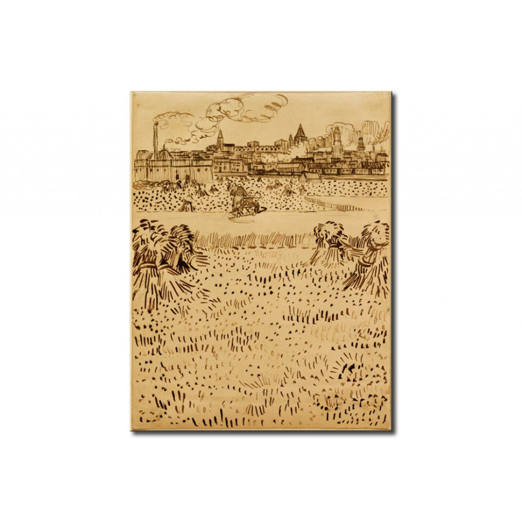 Schilderij  Vincent Van Gogh: The Harvest