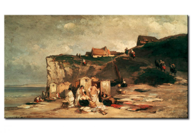 Tableau sur toile Femmes se baignant dans la mer près de Dieppe III 52607