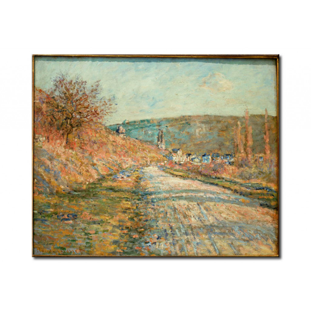 Schilderij  Claude Monet: La Route De Vetheuil