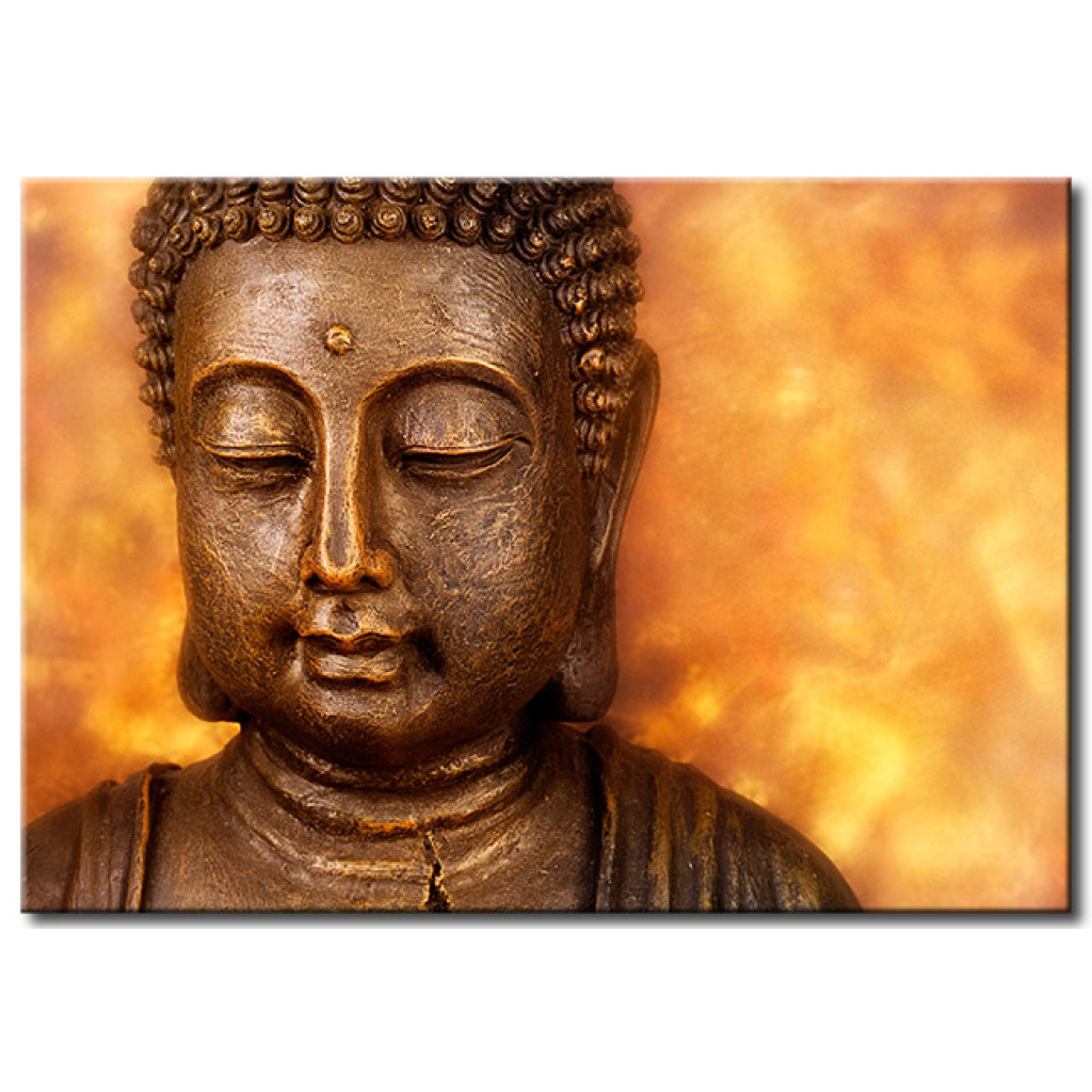 Quadro Pintado Buda