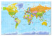 Decoratief prikbord World Map: Orbis Terrarum [Cork Map - Polish Text] 106517 additionalThumb 2