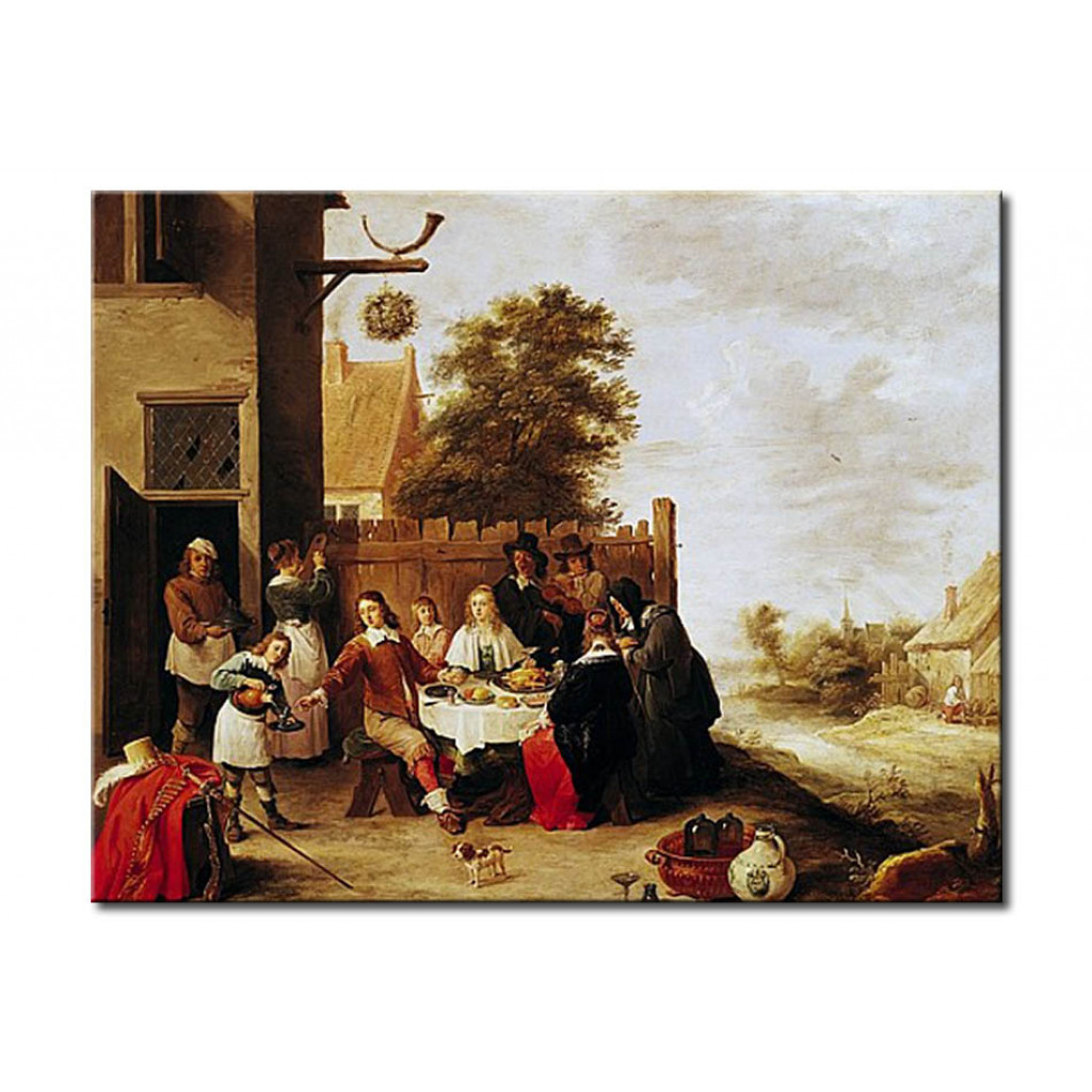 Schilderij  David Teniers The Younger: The Feast Of The Prodigal Son
