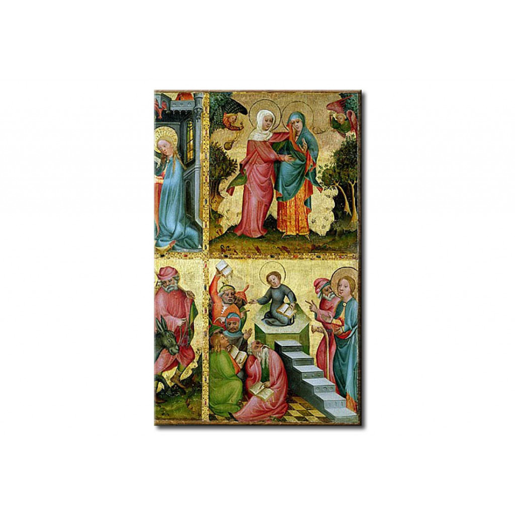 Reprodukcja Obrazu The Visitation And The Dispute With Doctors, From The Buxtehude Altar
