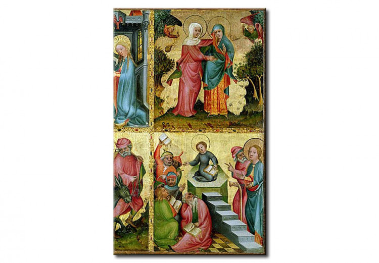 Reproduktion The Visitation and the Dispute with Doctors, from the Buxtehude Altar 110317