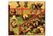 Reprodukcja obrazu Children's Games (Kinderspiele): detail of left-hand section showing children running the gauntlet, doing gymnastics and balancing on a fence 110517
