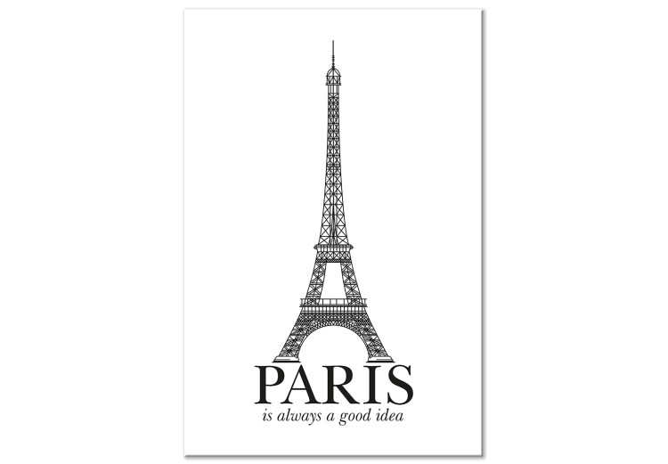 Canvastavla Paris Is Always a Good Idea (1 Part) Vertical