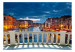 Papier peint moderne Venise à la nuit - une vue depuis le pont sur l'architecture vénitienne et la vie nocturne 129417 additionalThumb 1