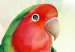 Carta da parati moderna Pappagallo - Uccelli colorati della giungla mostrati su sfondo chiaro 142317 additionalThumb 4