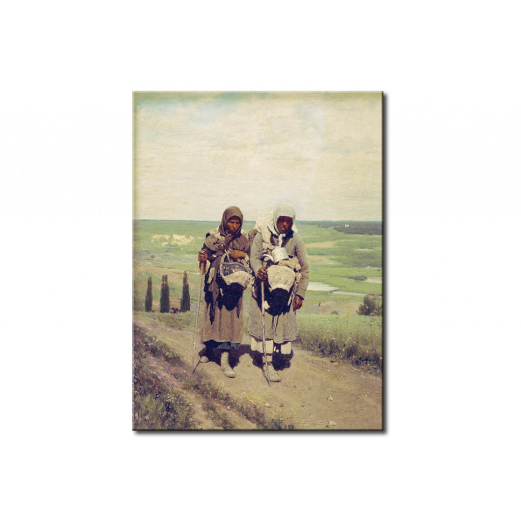 Schilderij  Ilja Repin: Pilger