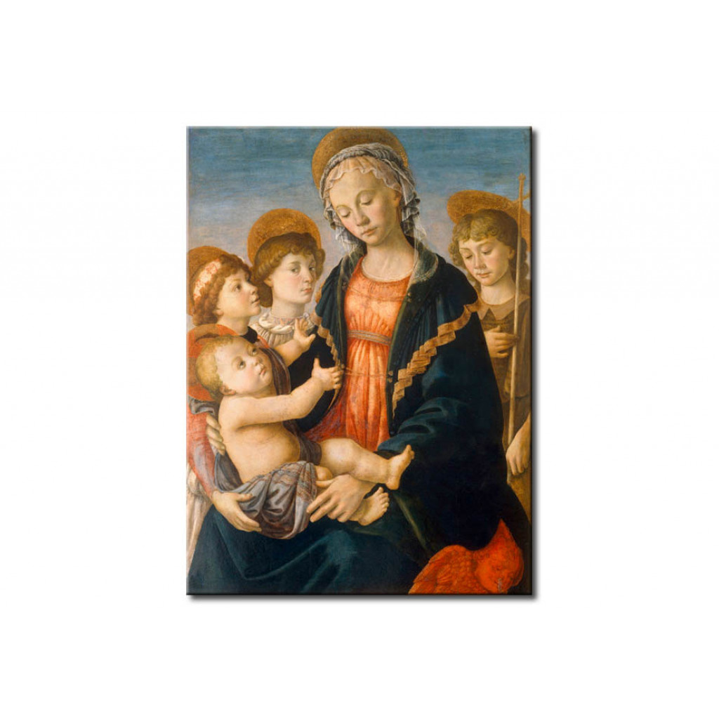 Quadro Famoso Mary And Child, The Boy John And Two Angels