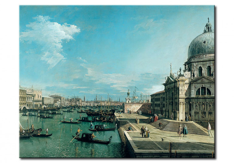 Reproducción de cuadro La entrada al Gran Canal y la iglesia de Santa Maria della Salute, Venecia 53017