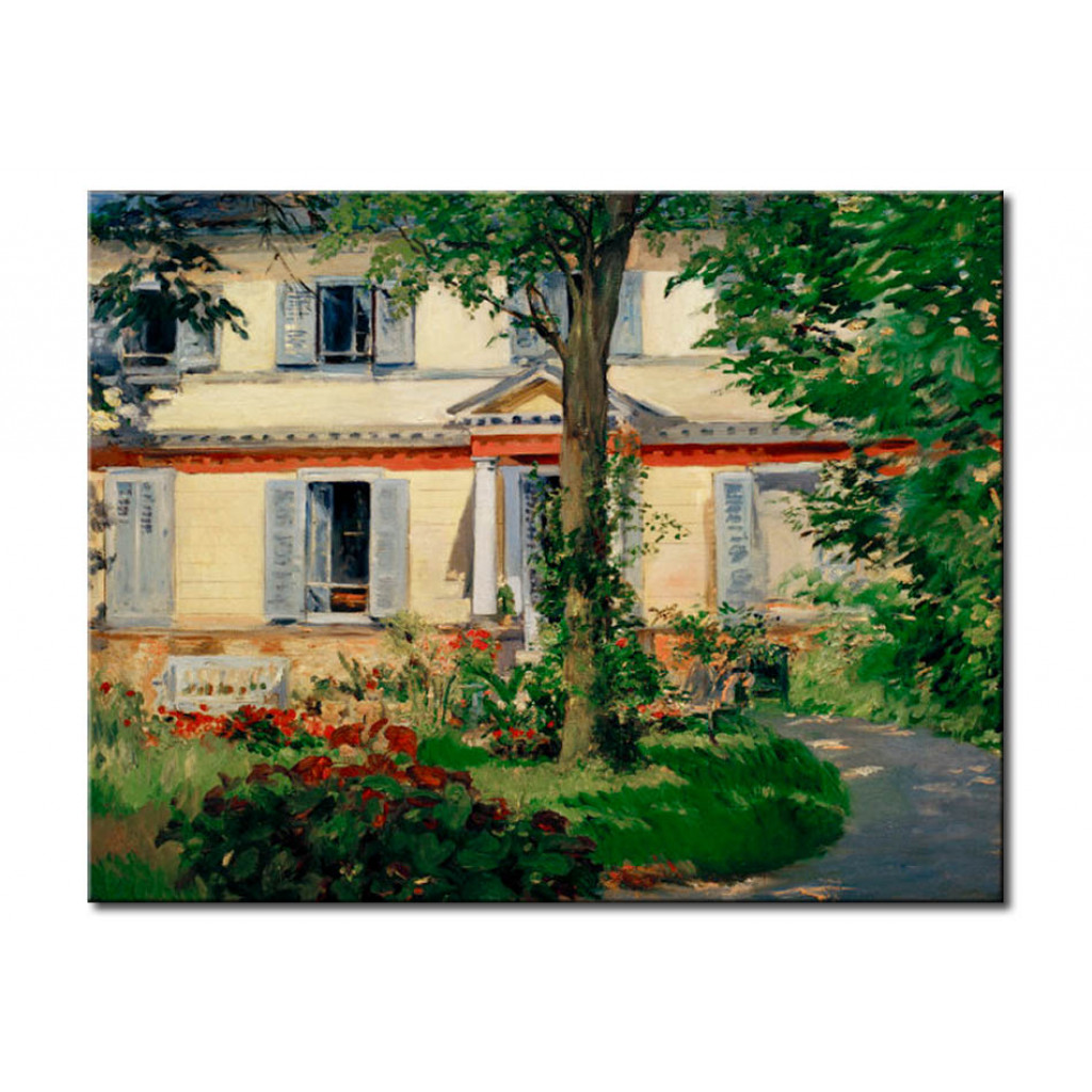 Schilderij  Edouard Manet: Country House In Rueil