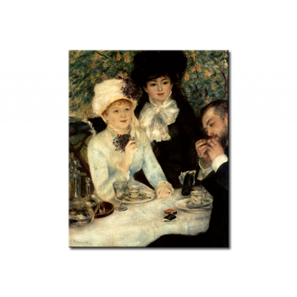 Schilderij  Pierre-Auguste Renoir: La Fin Du Dejeuner