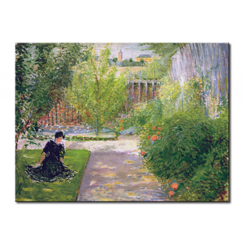 Schilderij  August Macke: Sunny Garden