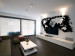 Wall Mural Black and White World - Map with White Continents and Black Oceans 60017