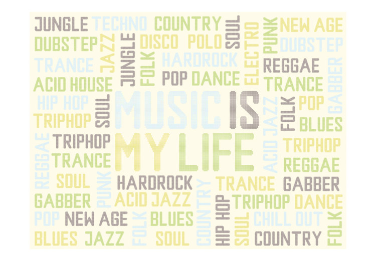 Wall Mural Mix of music styles 60917 additionalImage 1