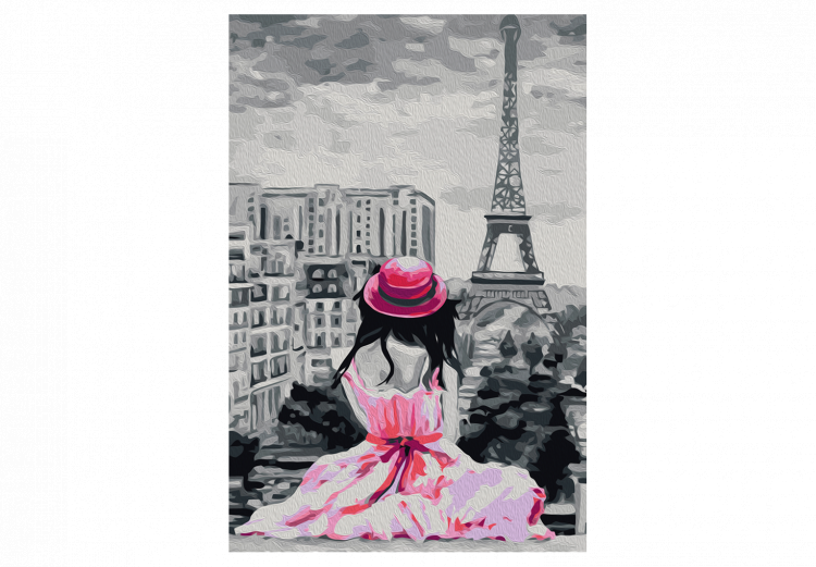 Cuadro para pintar por números París - vista de la Torre Eiffel 107127 additionalImage 7