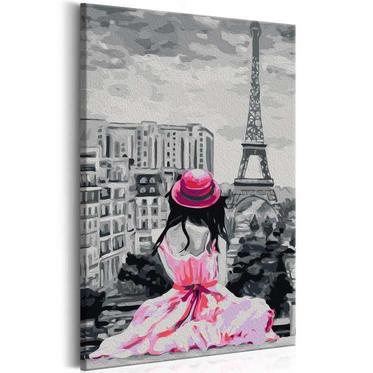 Obraz do malowania po numerach Paryż - widok na Wieżę Eiffla 107127 additionalImage 5
