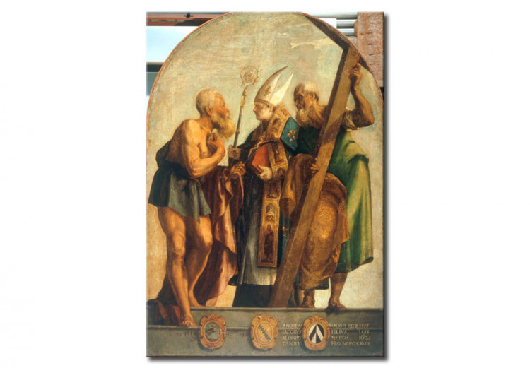 Reprodukcja obrazu Saint Jerome, Saint Alvise and Saint Andreas 108727