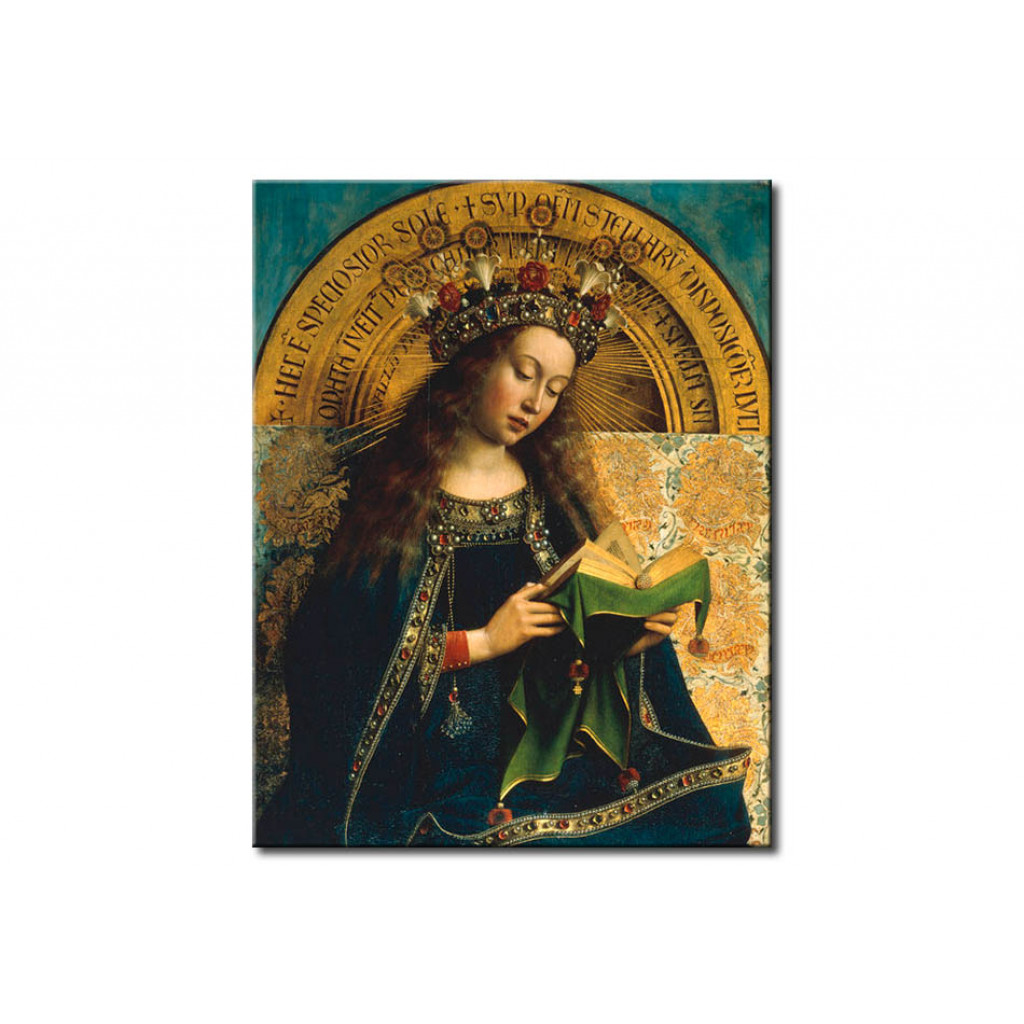 Schilderij  Jan Van Eyck: Mary As The Queen Of Heaven